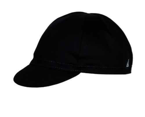Black Cycling Cap